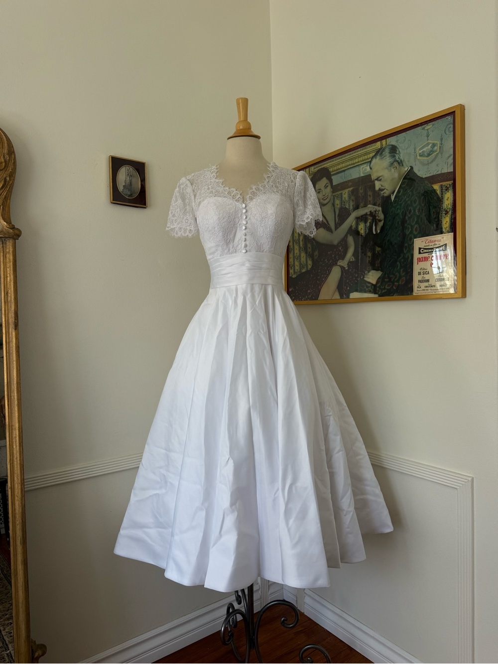 tea length wedding dress